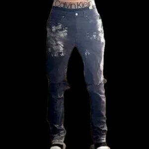 NWOT men’s rare blackish top man London jeans 30wX32ins beautifully designed